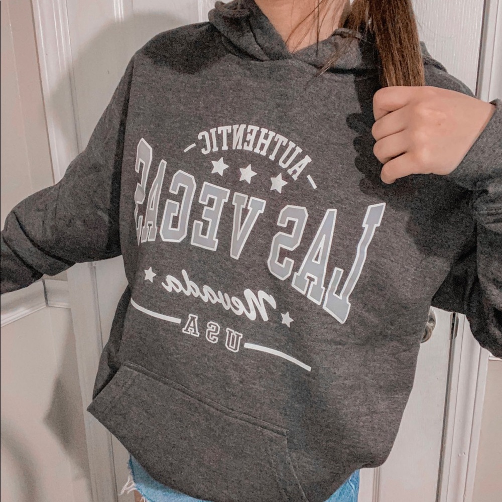 authentic las vegas hoodie sz medium